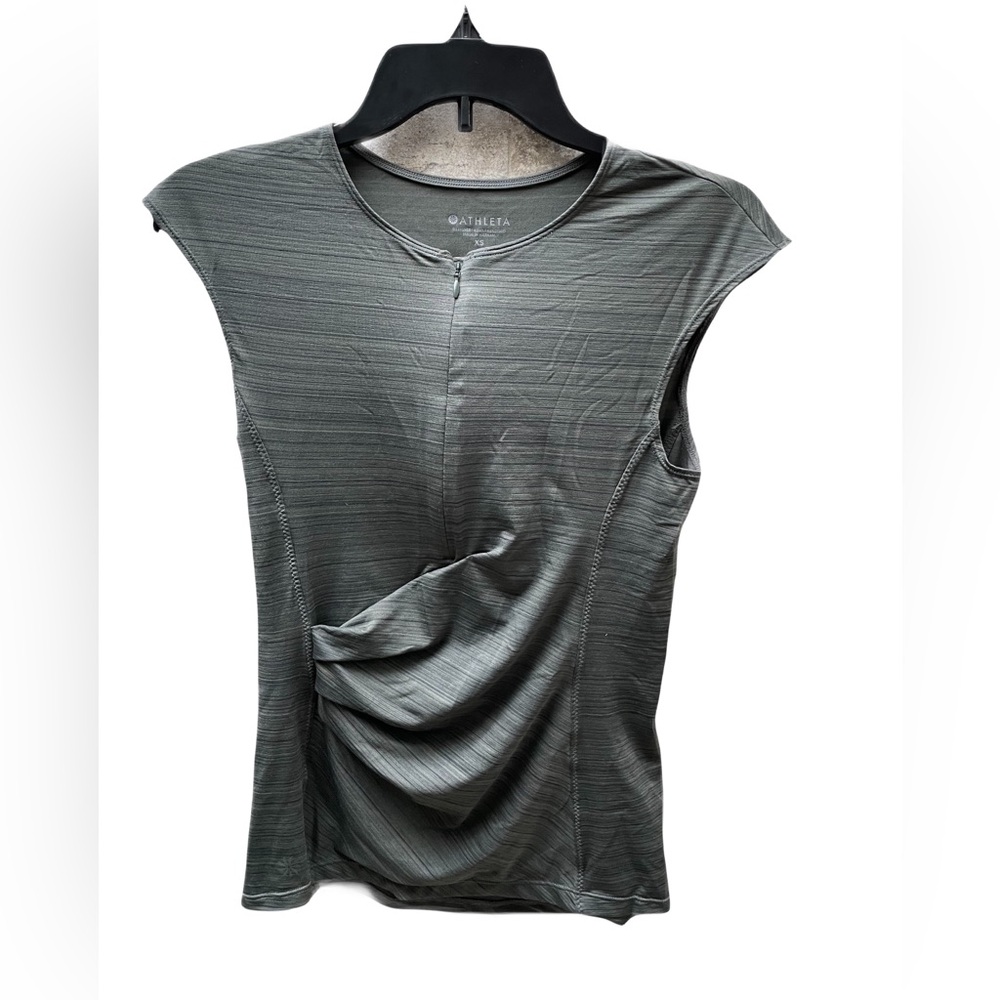 ❤️ ATHLETA PACIFICA WRAP FRONT TANK SWIM TOP SIZE XS